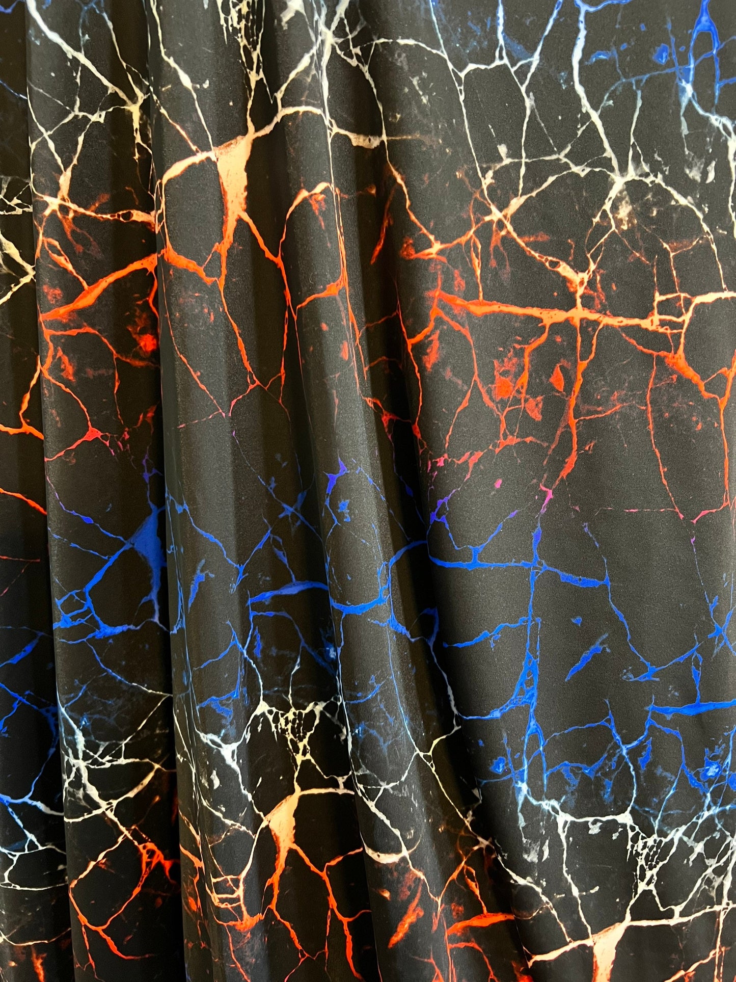 New Multicolor marble design print on the best quality of nylon spandex 4-way stretch 58/60”sold by the YD.Ships worldwide from Los Angeles