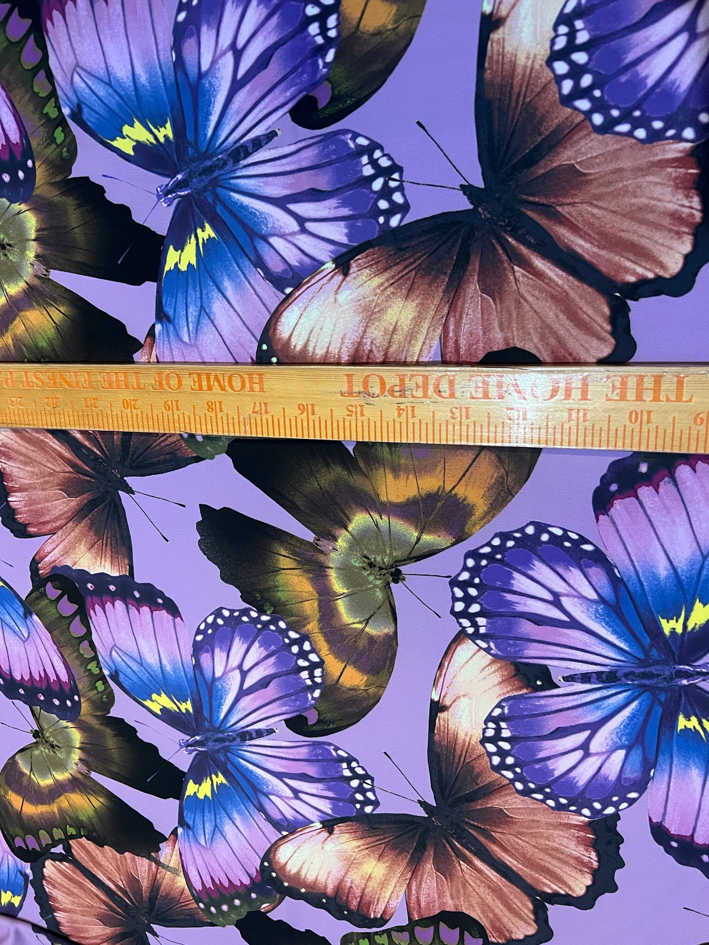 Amazing butterfly design print on the best quality of nylon spandex 58/60”Sold by the YD.Ships worldwide from Los Angeles California USA.