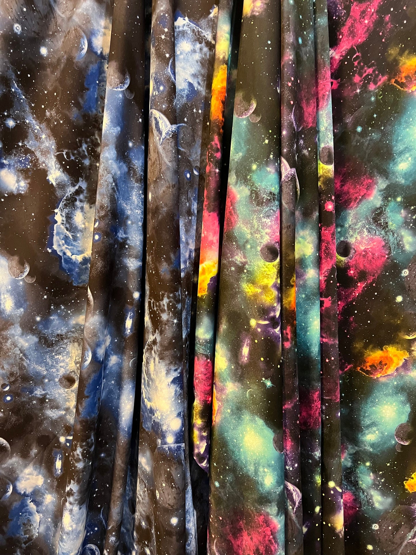 New galaxy pattern design print on the best quality of nylon spandex