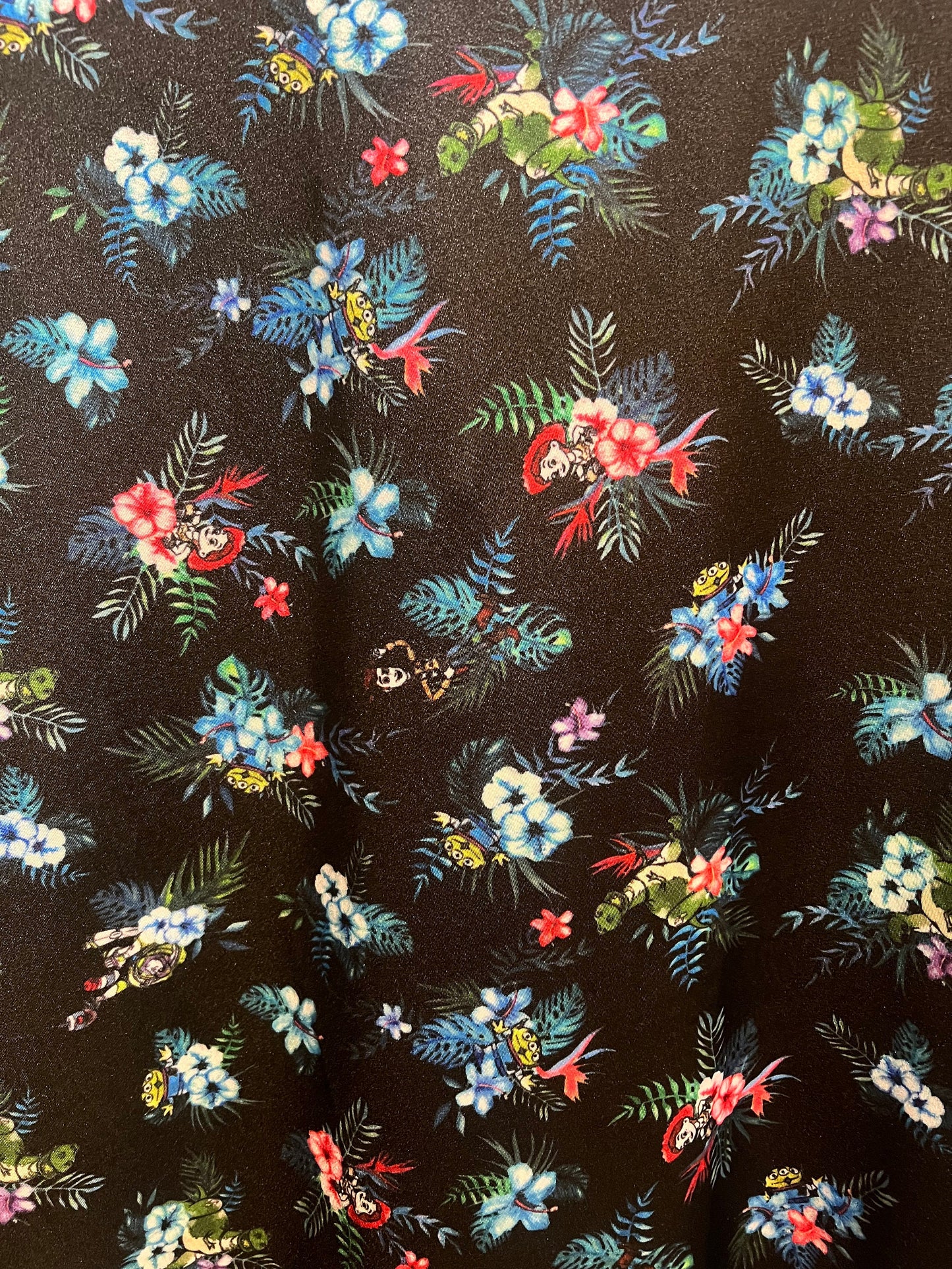 Amazing Hibiscus flowers design print on the best quality of nylon spandex 4-way stretch 58/60” Sold by the YD.Ships worldwide from LA.