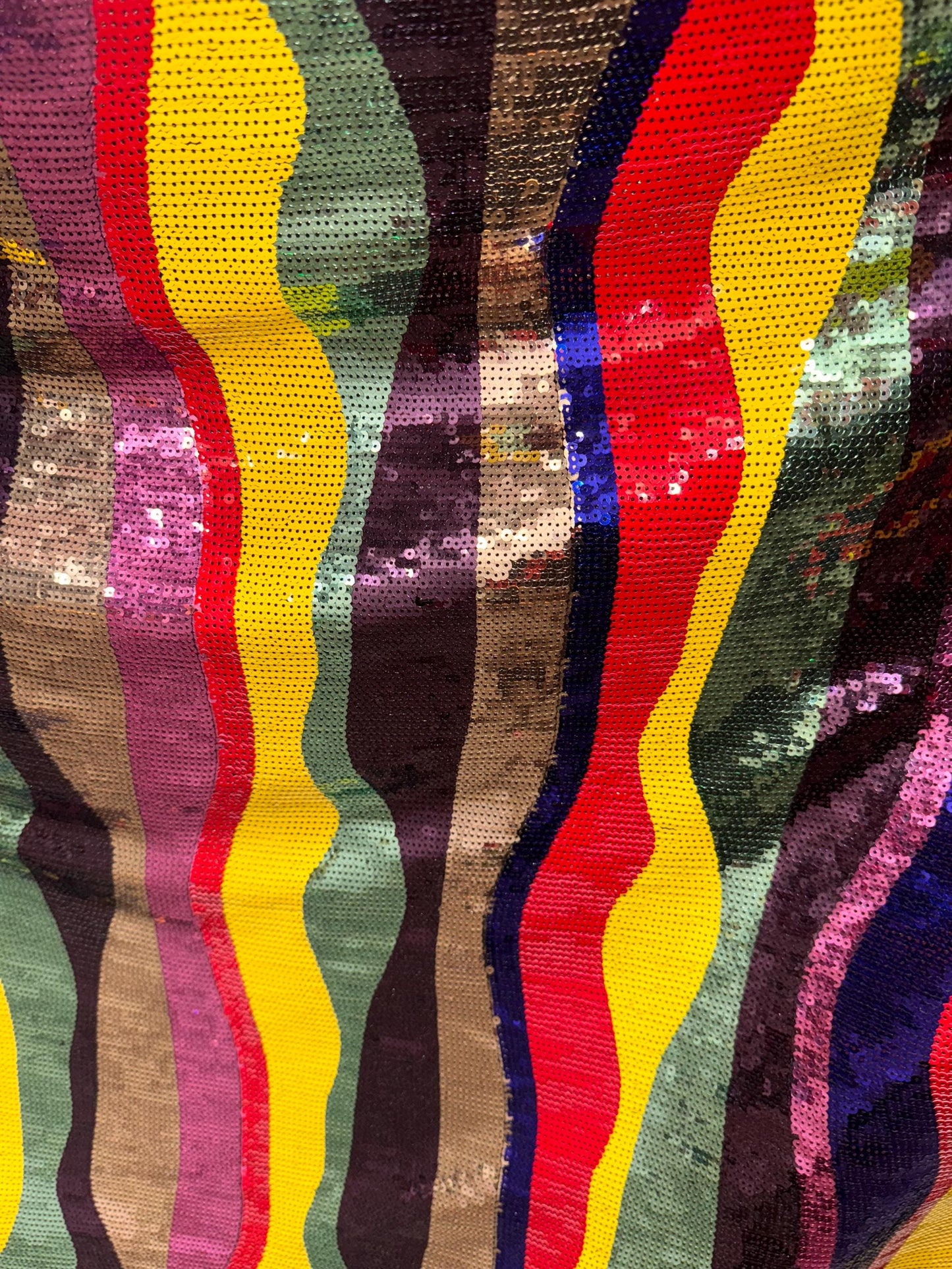 New Sequins African pattern design 2-way stretch 58/60”sold by the YD.ships worldwide from Los Ángeles California USA