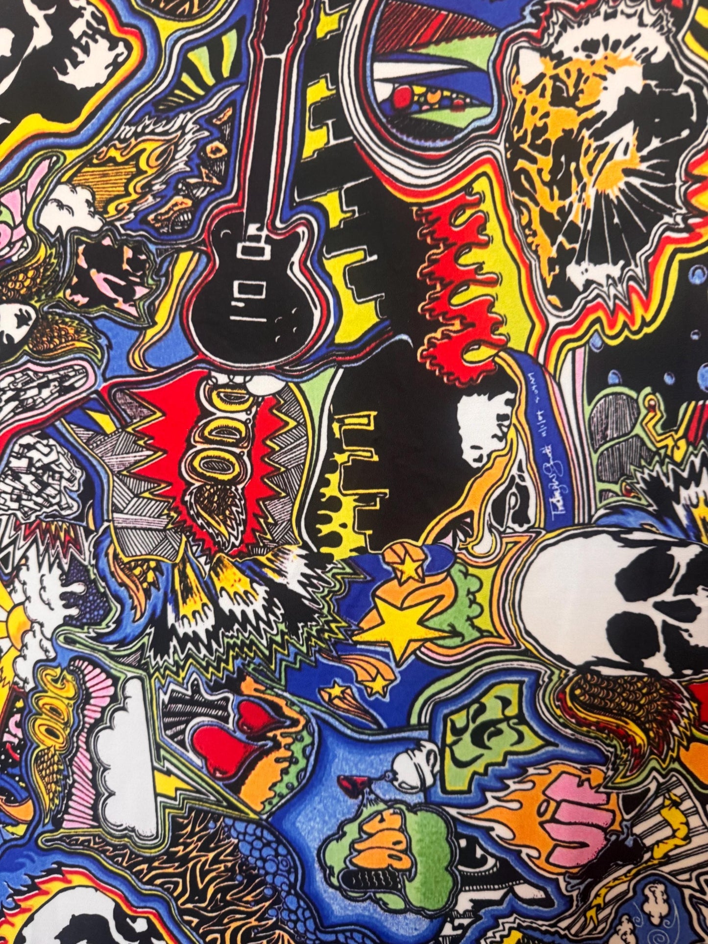 New Urban Art design print on the best quality of nylon spandex 4-way stretch 58/60”sold by the YD.ships worldwide from Los Angeles CA