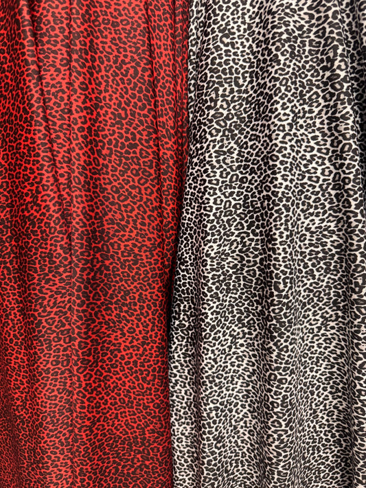 New small cheetah design print on the best quality nylon spandex 4-way stretch 58/60”sold by the YD.ships worldwide from Los Angeles CA USA.