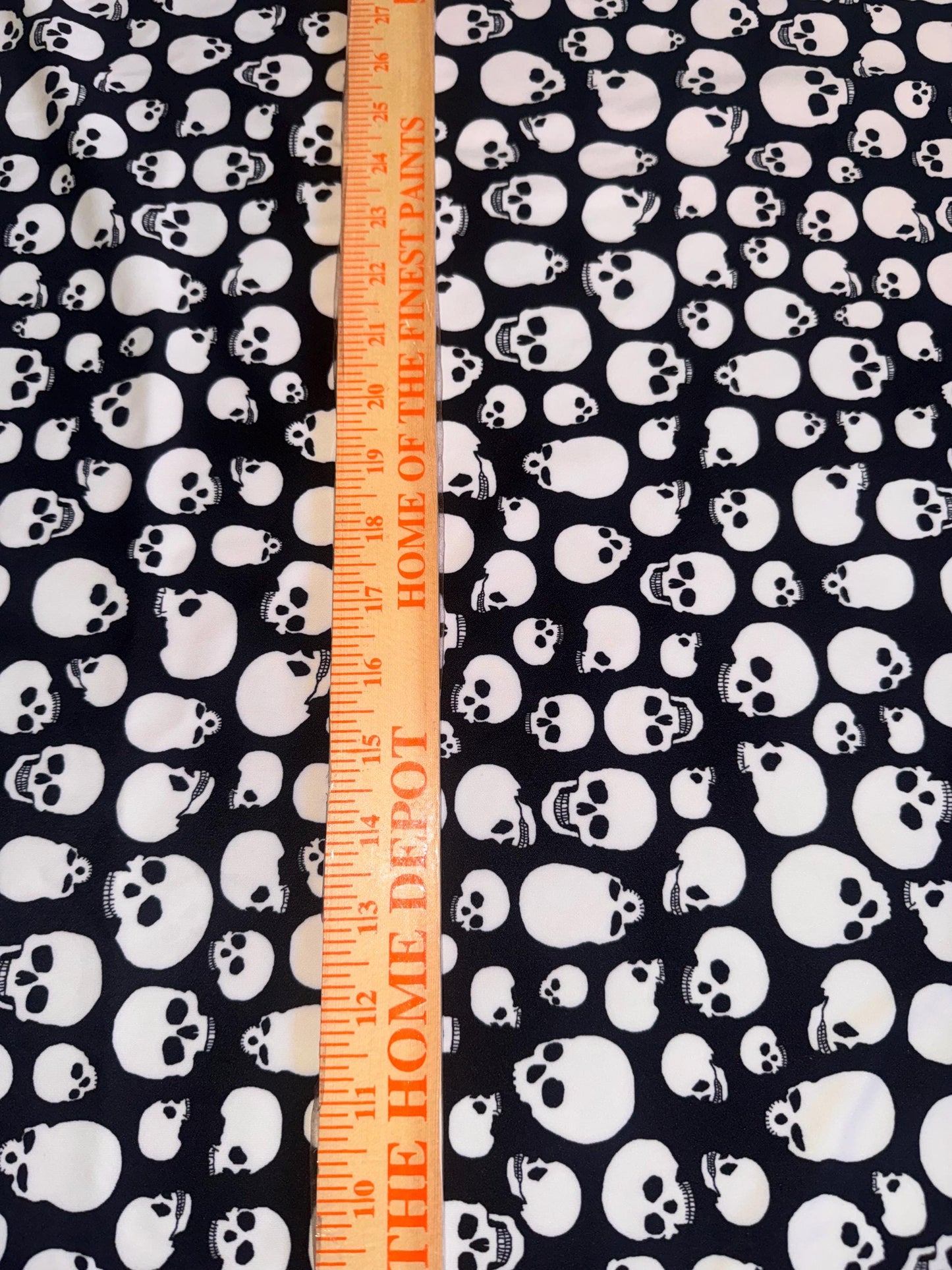 New White and Red  Skulls design print on the best quality of nylon spandex 4-stretch 58/60”Sold by the YD.Ships worldwide from Los Angeles