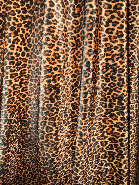 New Small Cheetah design print on stretch velvet 4way-stretch sold by the YD. Ships Worldwide from Los Angeles California USA.