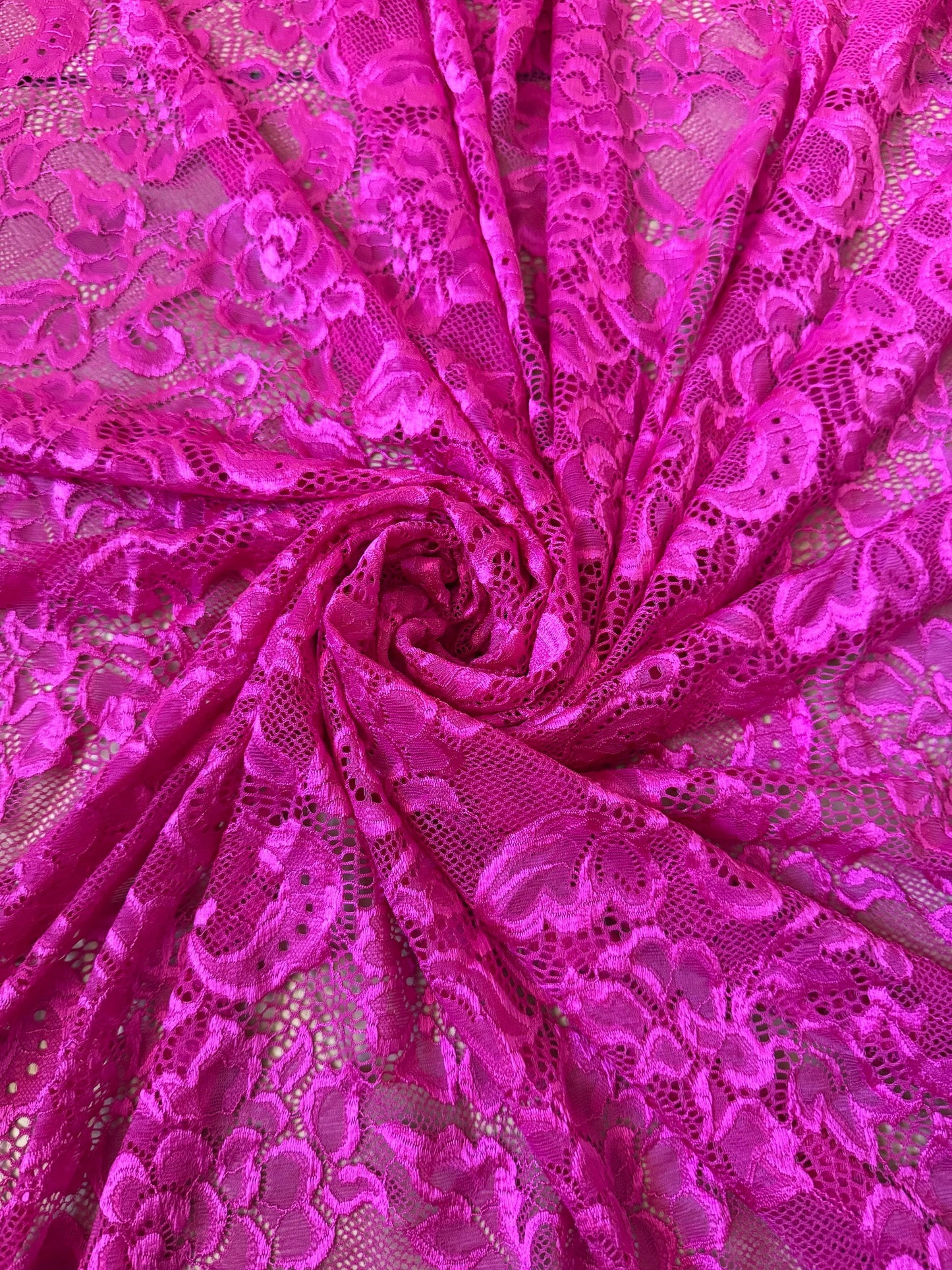 New floral victoria  lace design 4-way stretch 58/60”sold by the YD.ships worldwide from Los Angeles California USA.
