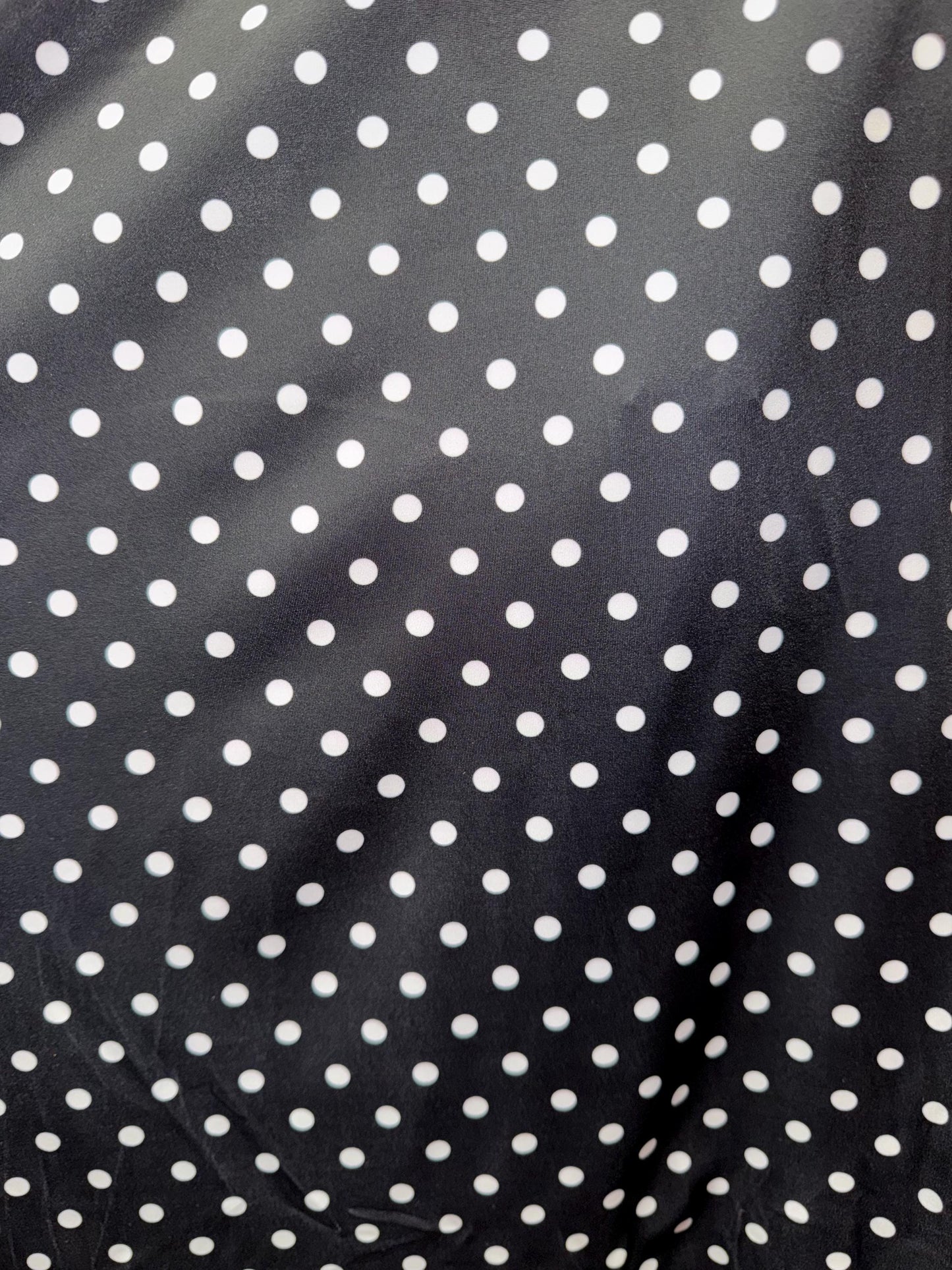 NEW Small Polka dots design print on best quality of nylon spandex 4-way stretch 58/60”sold by the YD. ships Worldwide from Los Angeles CA