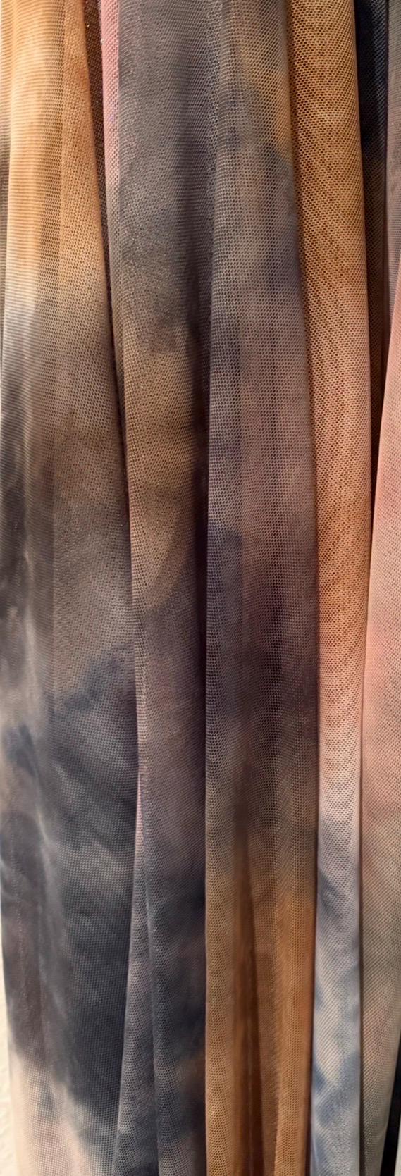 Power mesh tie dye design print on the best quality of nylon spandex 4-way stretch 58/60”sold by the YD.Ships worldwide from Los Angeles CA