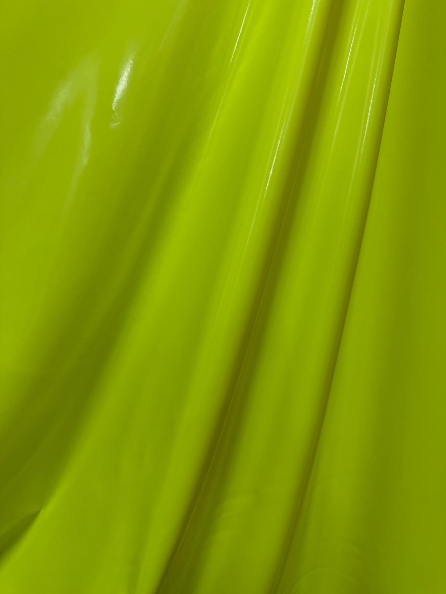 New neon yellow vinyl 4-way stretch 58/60”sold by the YD. ships worldwide from Los Angeles California USA