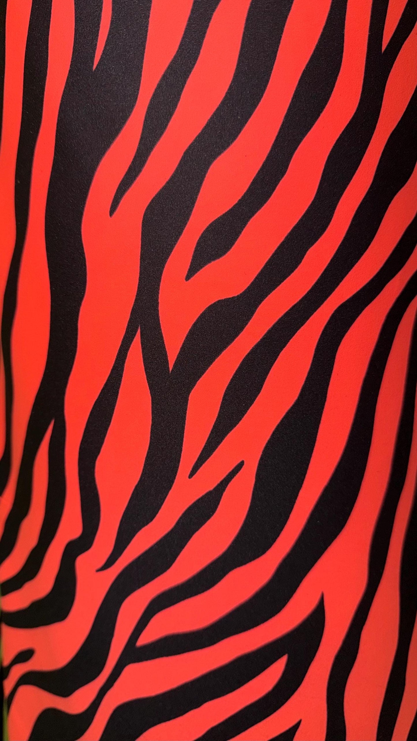 New neon colors zebra skin design print on the best quality of nylon spandex 4-way stretch 58/60”sold by the YD.ships worldwide from LA