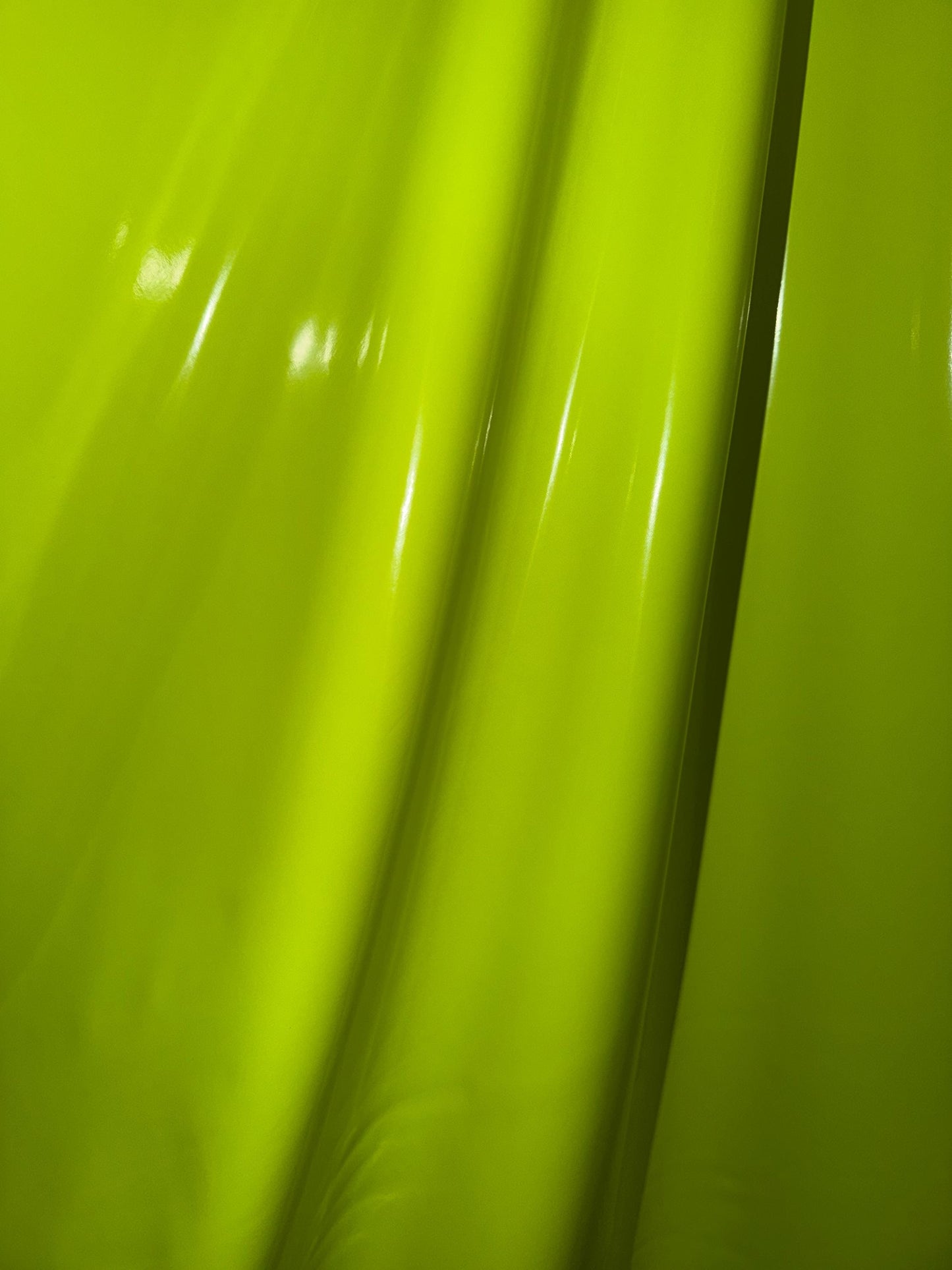 New neon yellow vinyl 4-way stretch 58/60”sold by the YD. ships worldwide from Los Angeles California USA