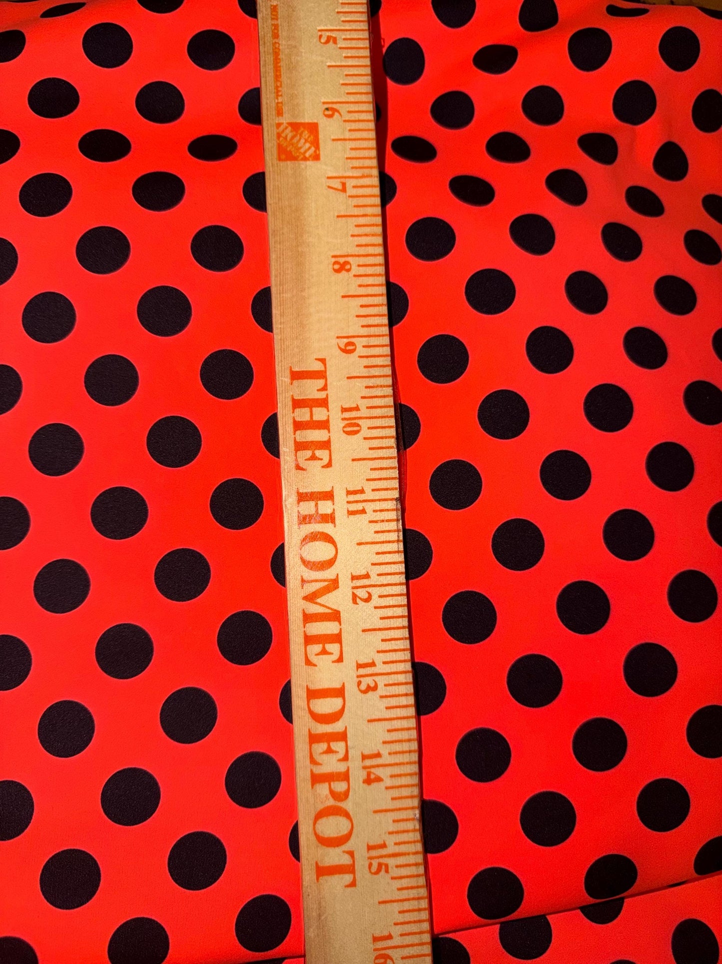 Medium Polka dot design print on the best quality of nylon spandex 4-way stretch 58/60”sold by the YD. Ships worldwide from Los Angeles