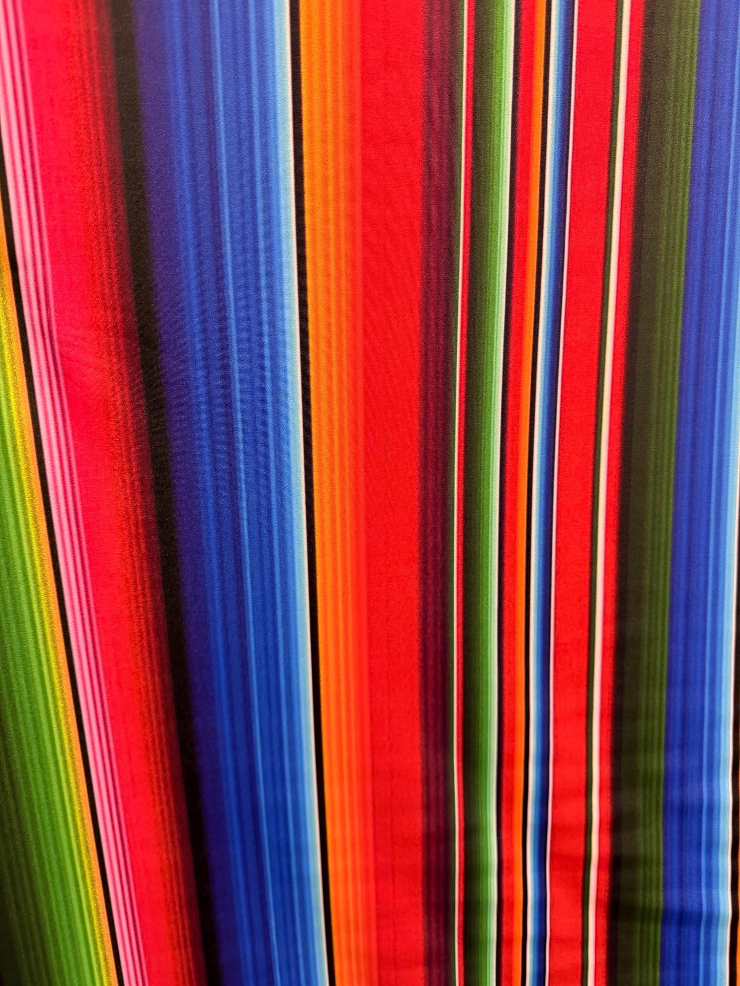 Mexican zarape striped pattern design print on the best quality nylon spandex4-way stretch 58/60”sold by the YD. ships Worldwide from LA