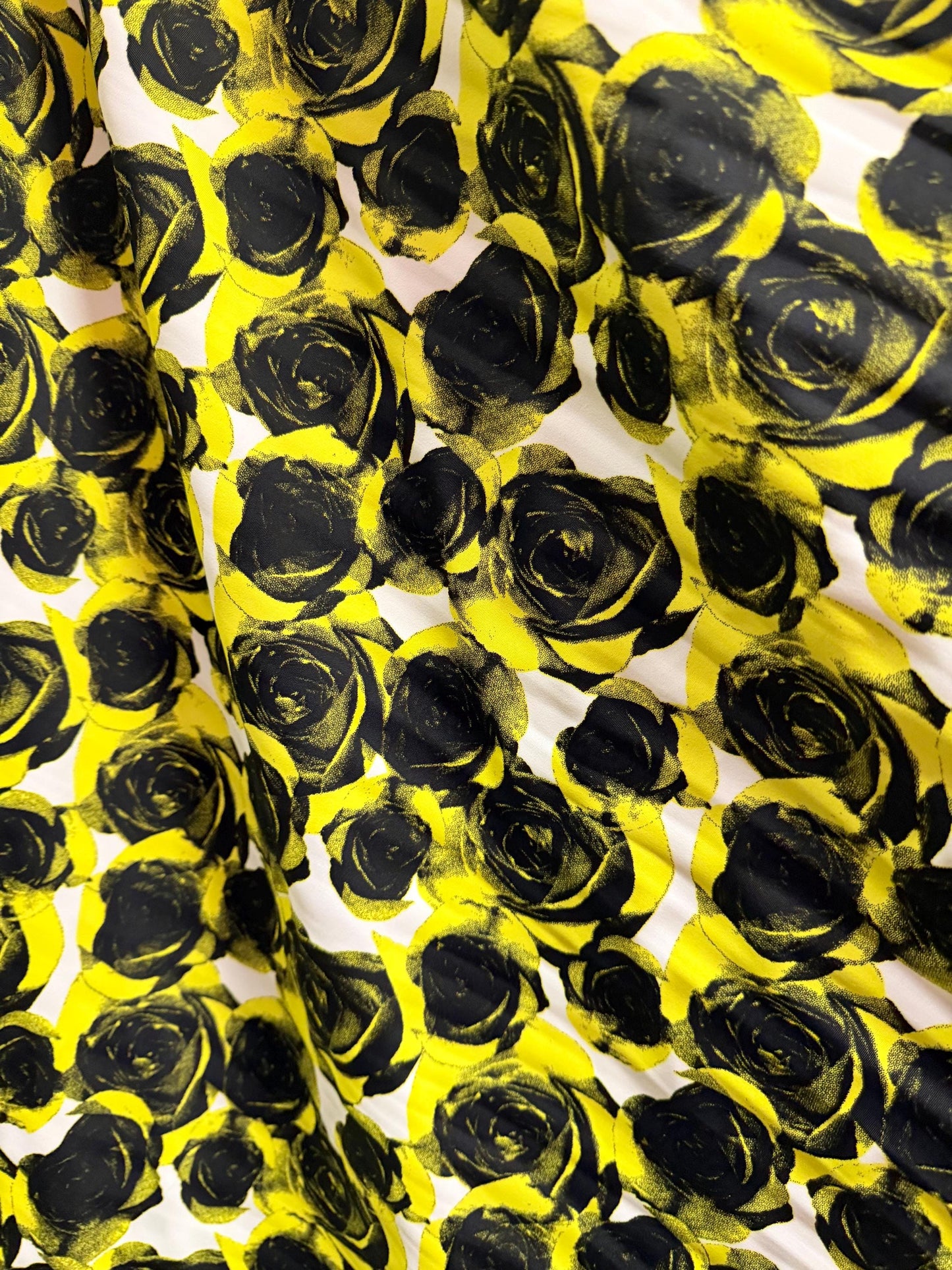 New Lovely Roses design print on nylon spandex 4-way stretch 58/60”sold by the YD. ships Worldwide from Los Angeles California USA