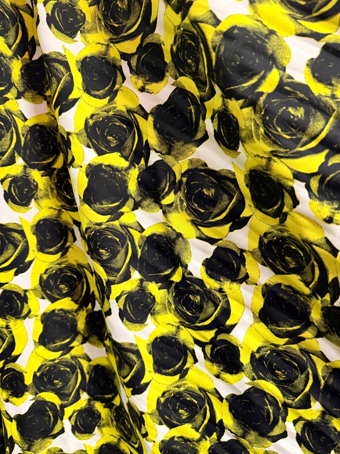 New Lovely Roses design print on nylon spandex 4-way stretch 58/60”sold by the YD. ships Worldwide from Los Angeles California USA