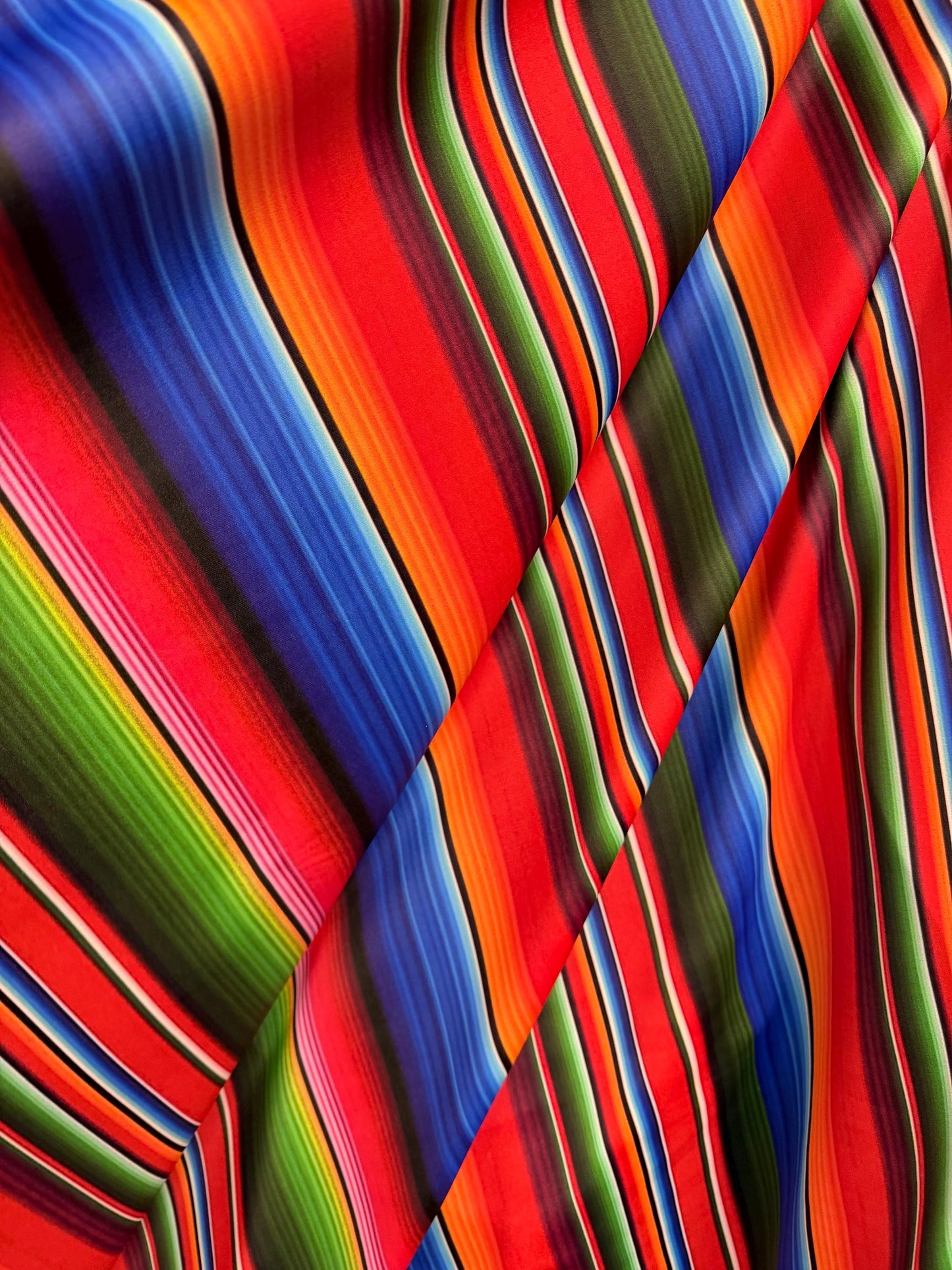 Mexican zarape striped pattern design print on the best quality nylon spandex4-way stretch 58/60”sold by the YD. ships Worldwide from LA