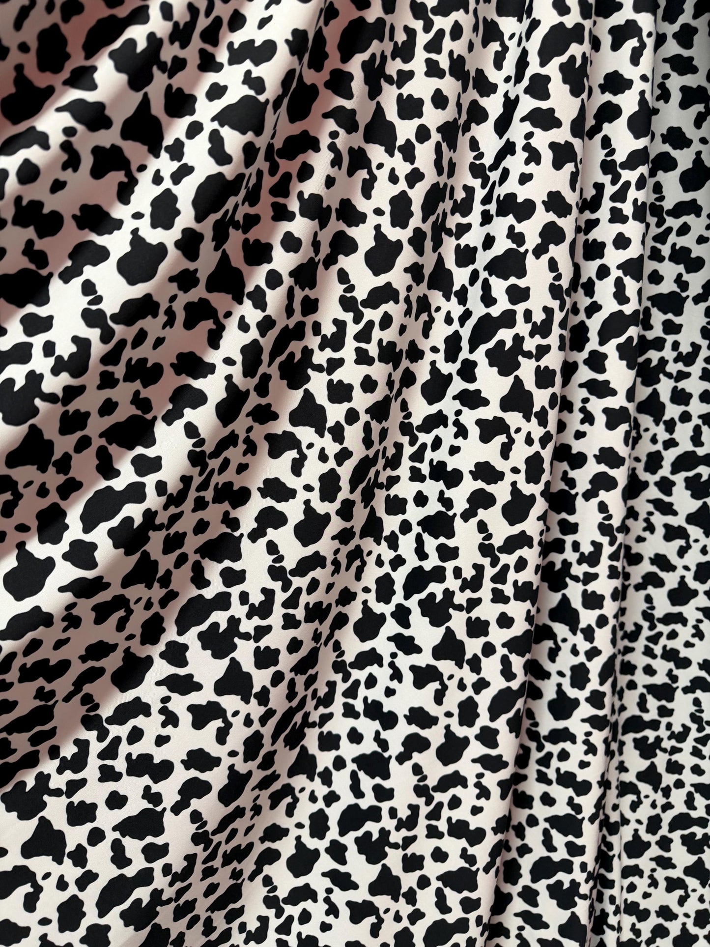 New Small size Cow design nylon pandex 4-way stretch medium weight 58/60 sold by the YD. ships worldwide from Los Angeles California USA