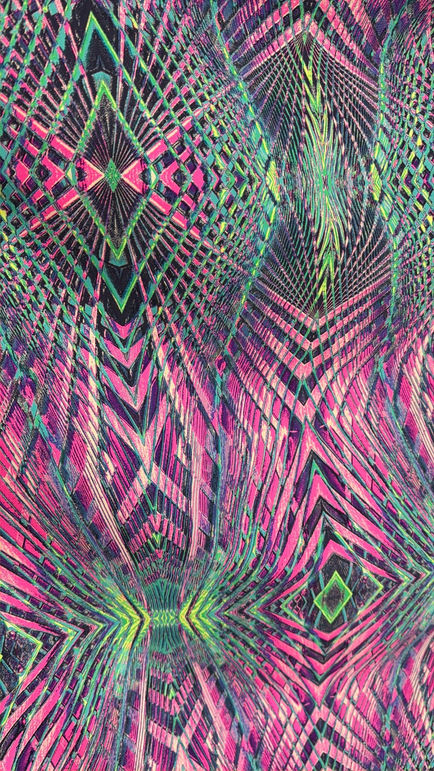 Geometric abstract design print on the best quality nylon spandex4-way stretch 58/60”sold by the YD. ships Worldwide from Los Angeles