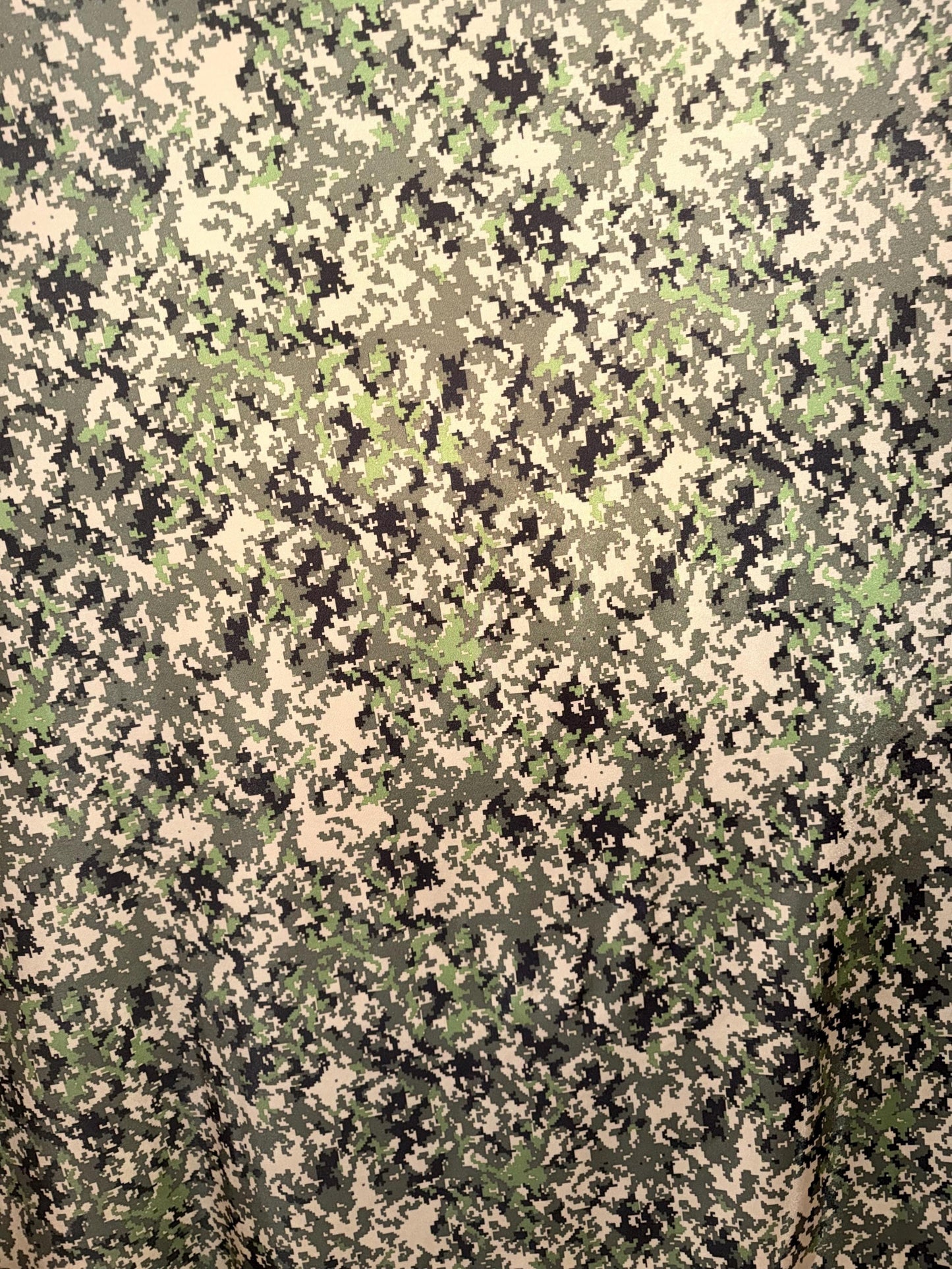 New Army pixel camouflage pattern design print on the best quality of nylon spandex 4-stretch 58/60”Sold by the YD.Ships worldwide from LA