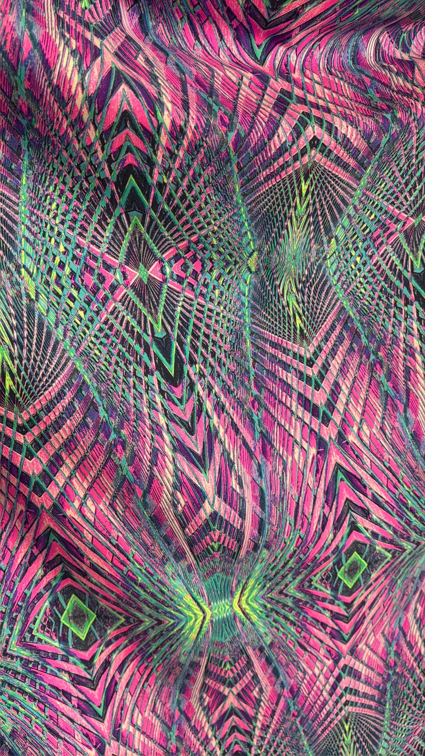 Geometric abstract design print on the best quality nylon spandex4-way stretch 58/60”sold by the YD. ships Worldwide from Los Angeles